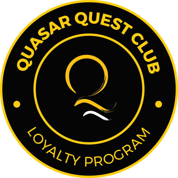 Quasar Quest Club Loyalty Program badge