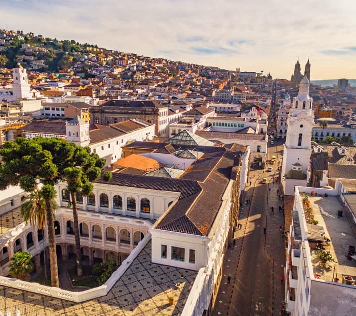 Old Town Quito Ecuador