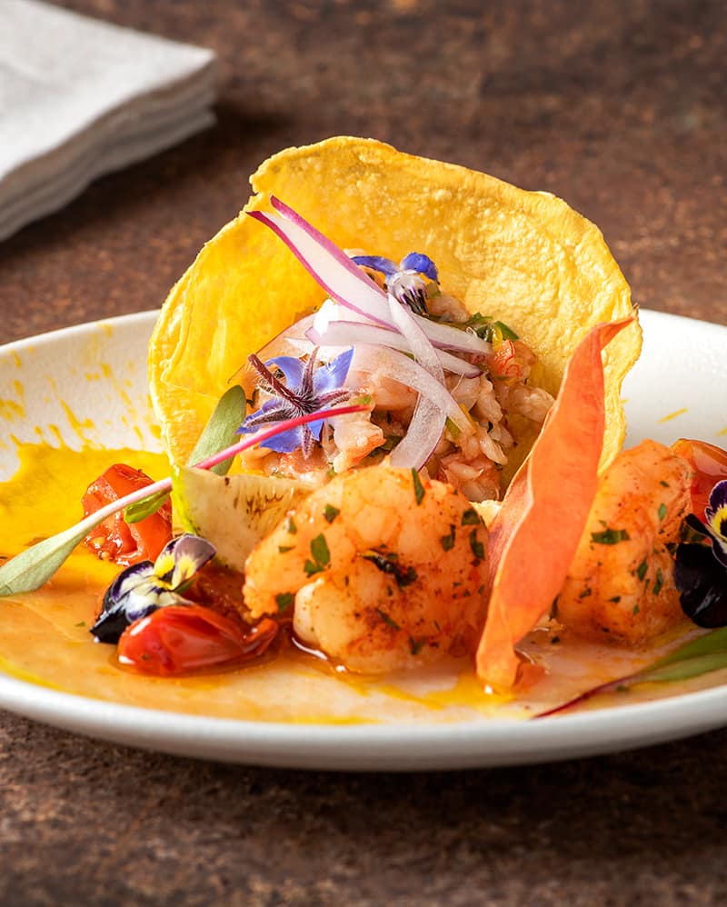 Delicious culinary dishes on a Galapagos luxury cruise